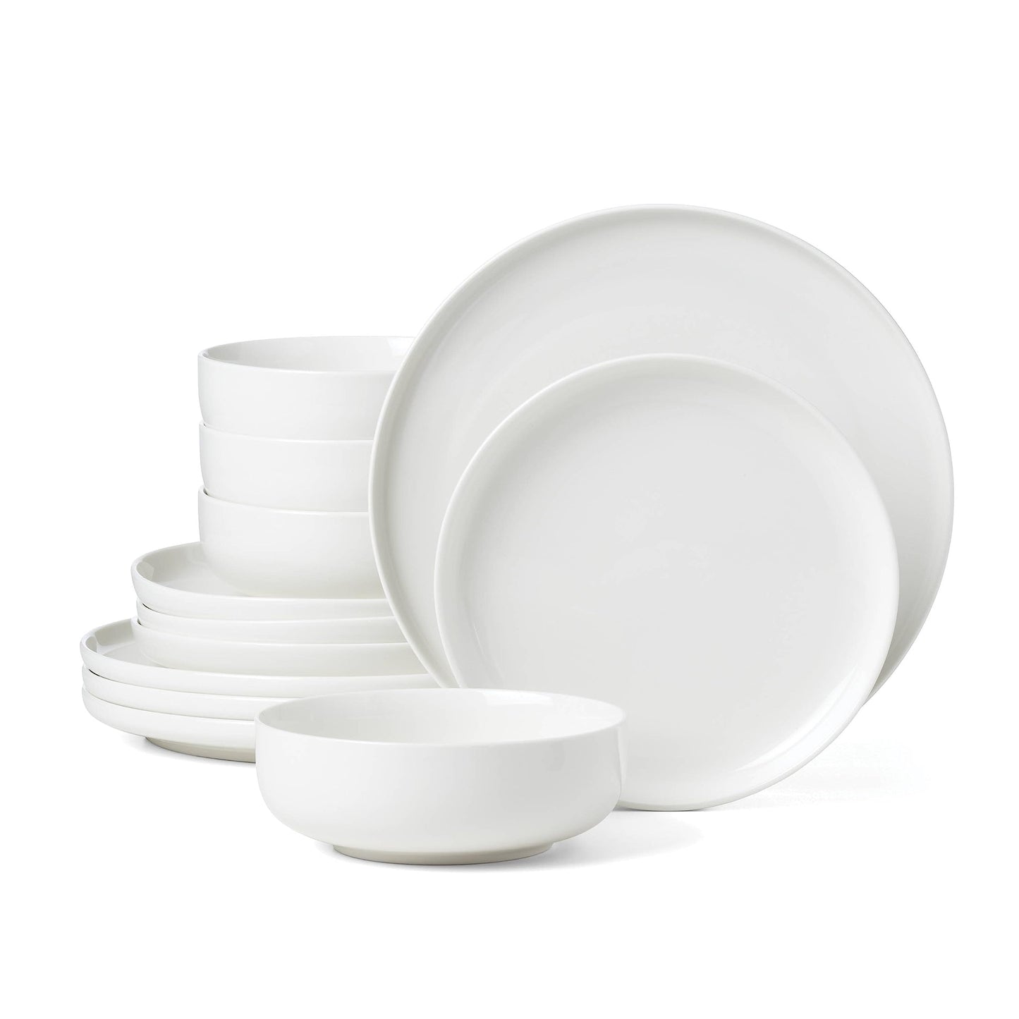 Oneida White 12 Piece Dinnerware Set