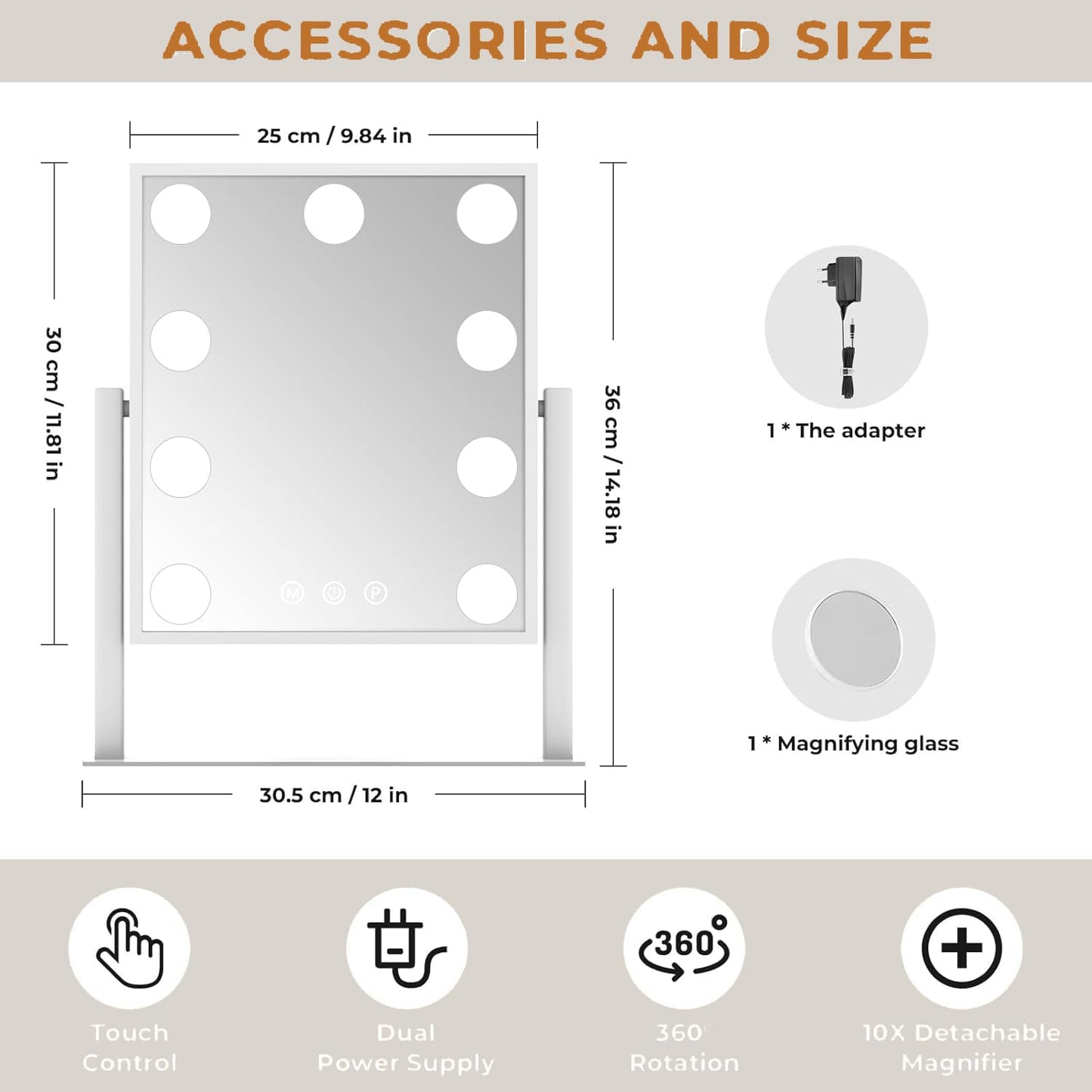 Makeup Mirror with Lights