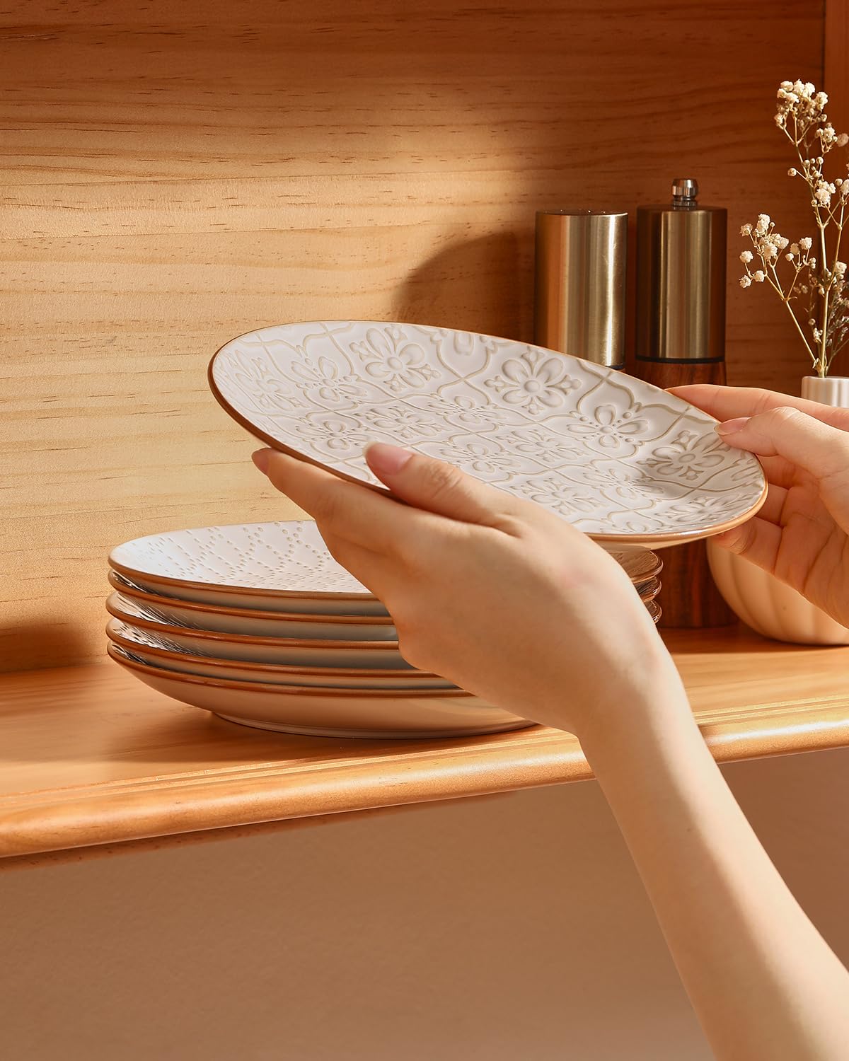Salad Plates, 8 Inch Ceramic