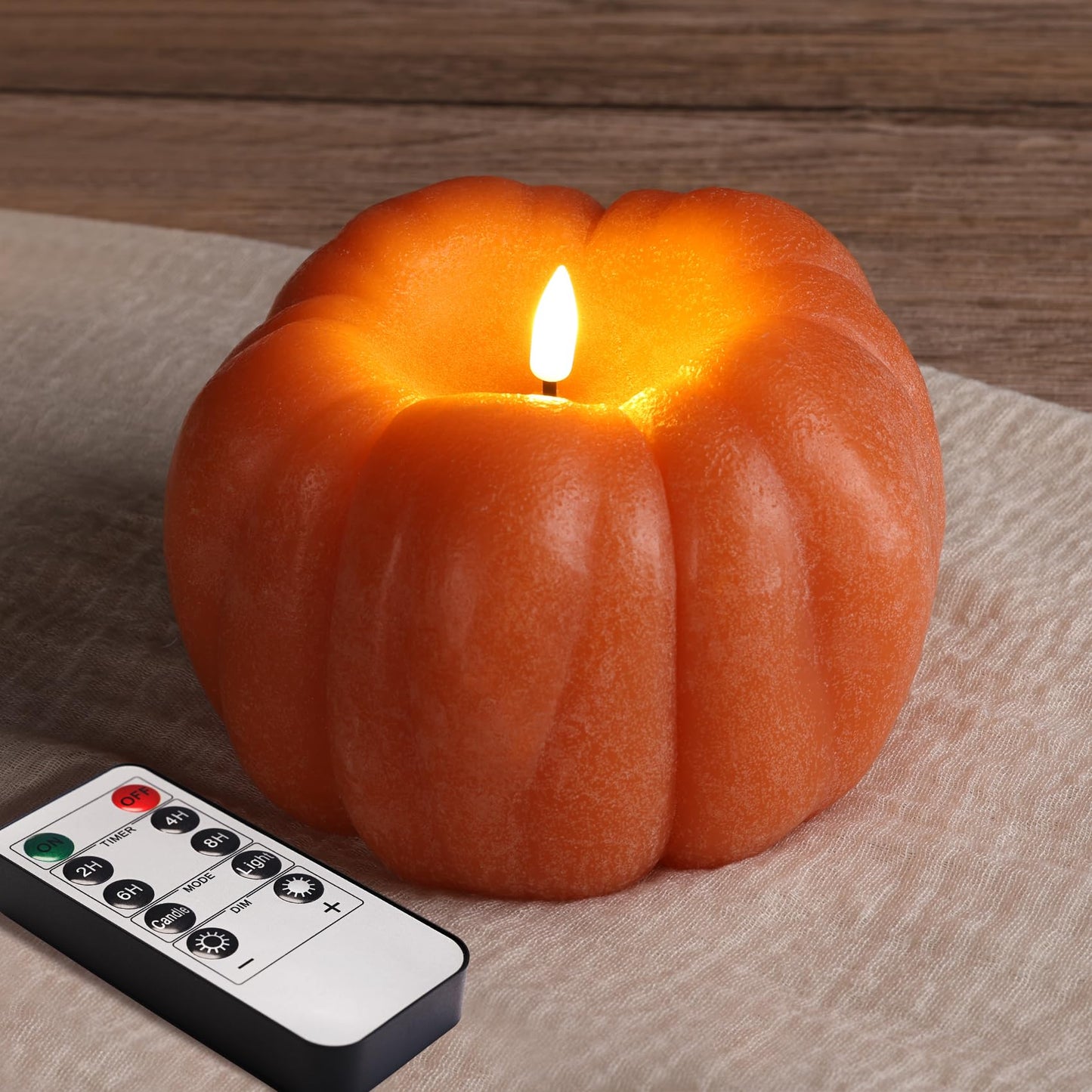 Pumpkin Flameless Candle