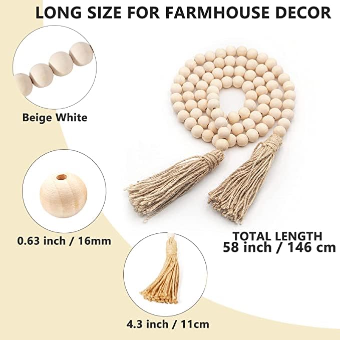 Wood Bead Garland