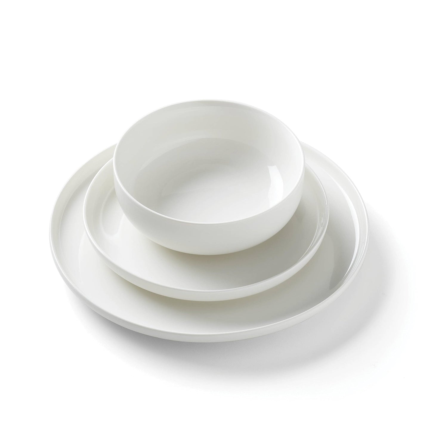 Oneida White 12 Piece Dinnerware Set