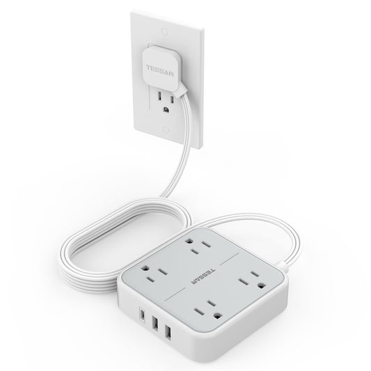 Flat Plug Extension Cord