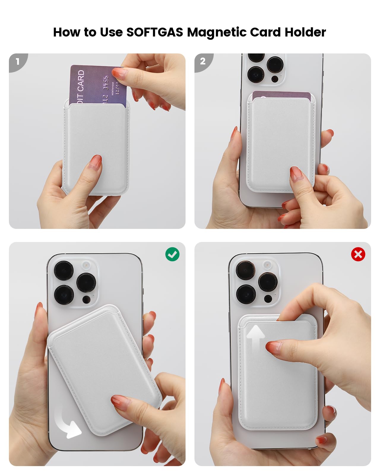 Magnetic Phone Wallet for Apple