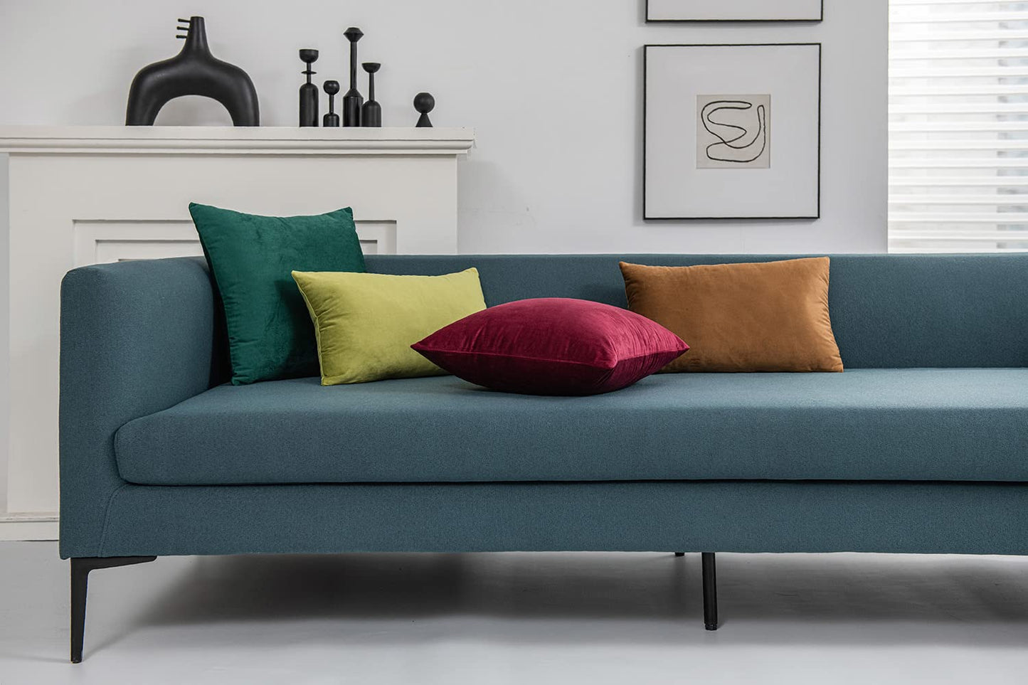 Jewel Toned Velvet Pillow Covers
