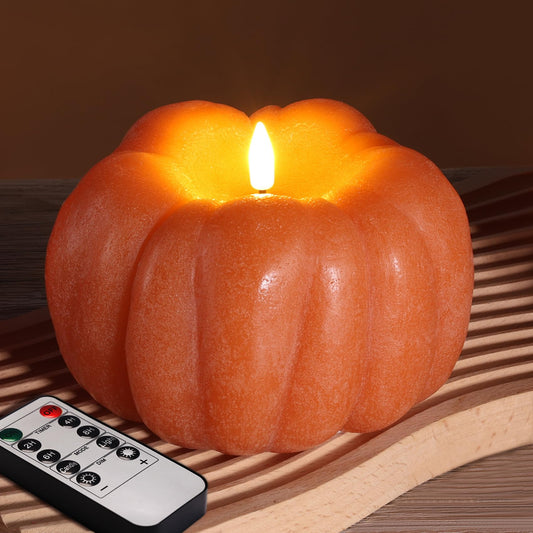 Pumpkin Flameless Candle