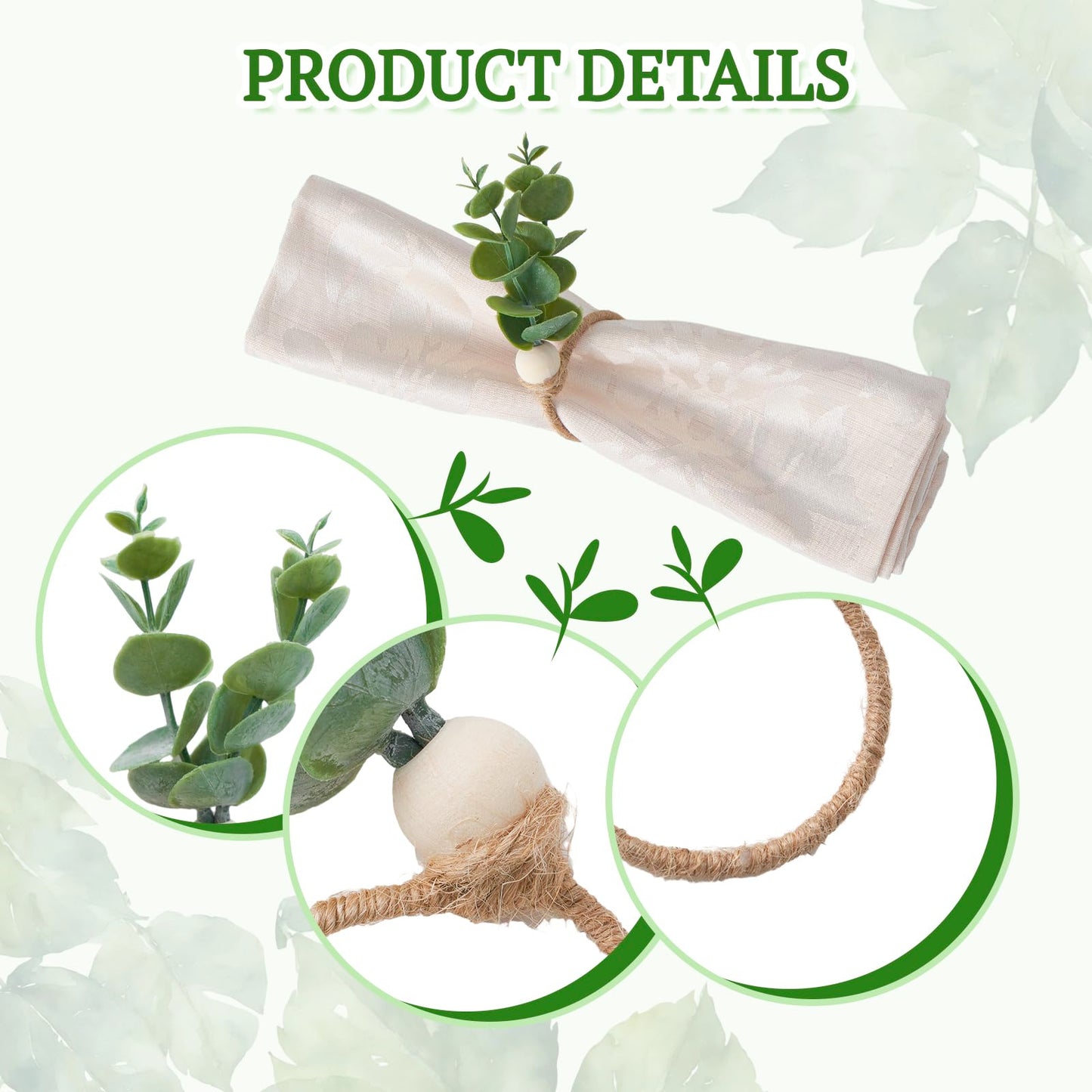 Napkin Rings Set of 12