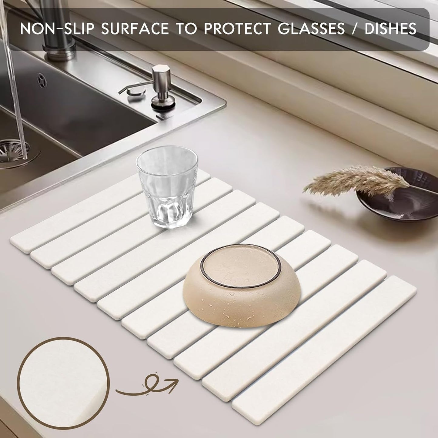Stone Dish Drying Mat