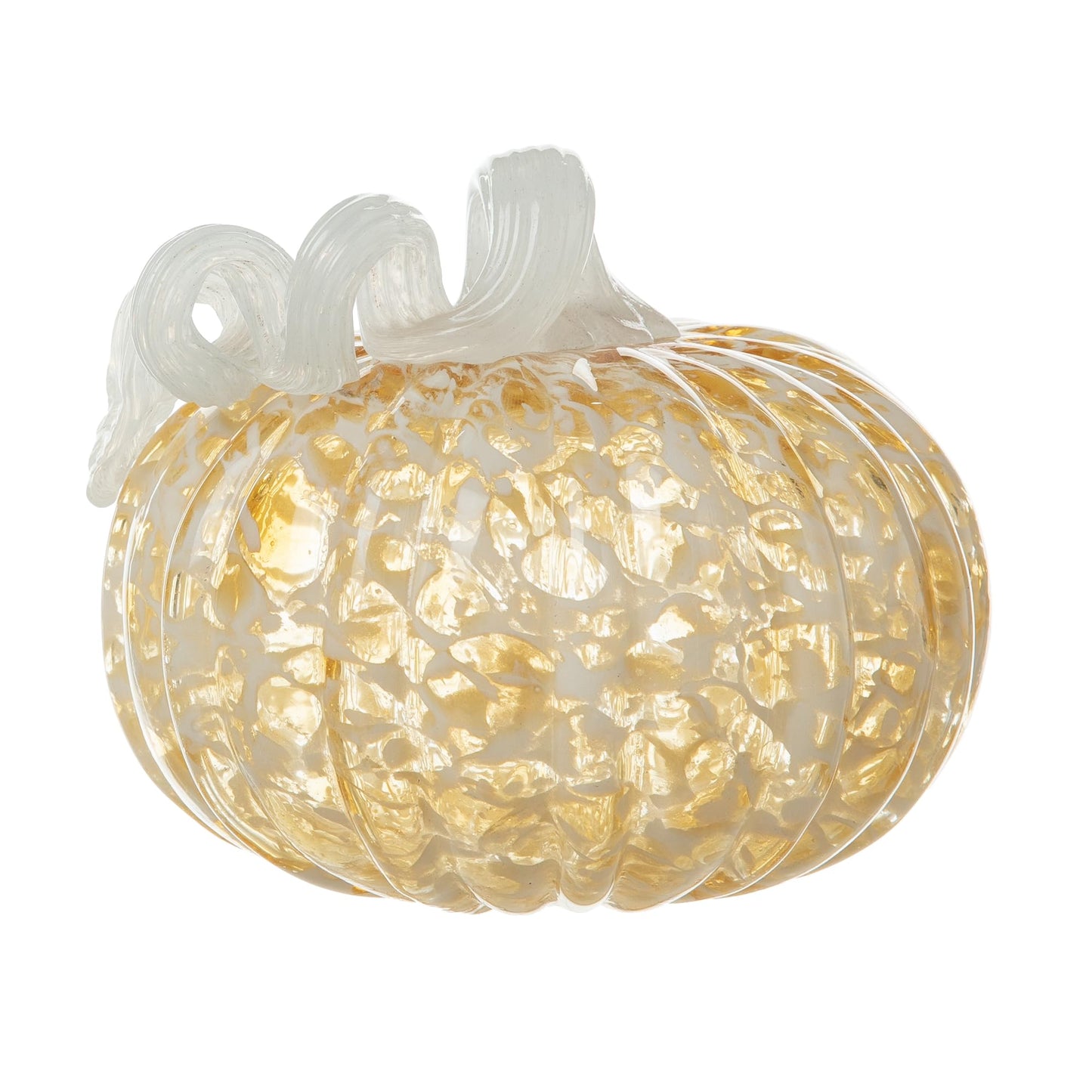 Fall Glass Pumpkin Decor