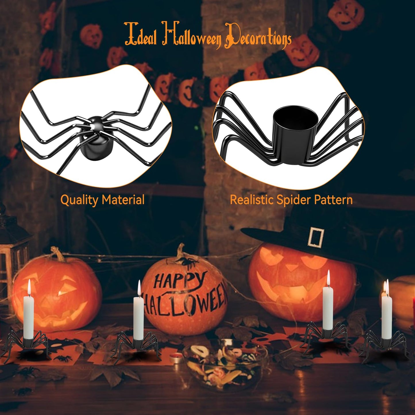 Spider Candle Holders