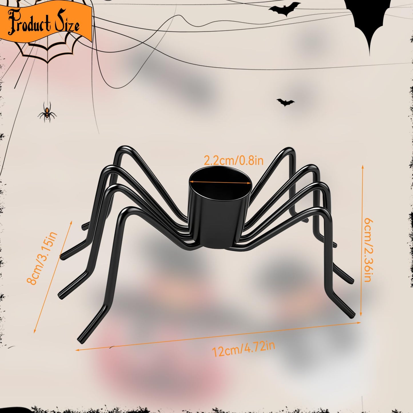 Spider Candle Holders