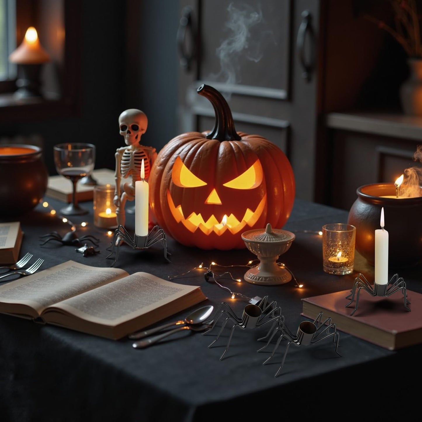 Spider Candle Holders