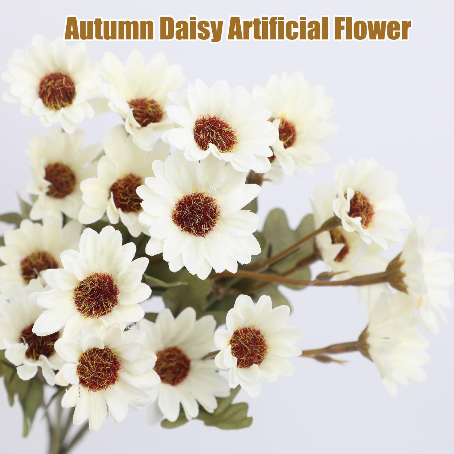 8 Bundles Artificial Daisies Flowers