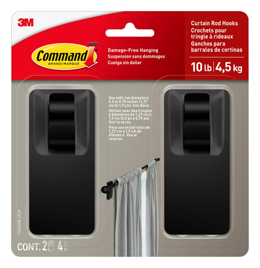 Damage-Free Curtain Hooks