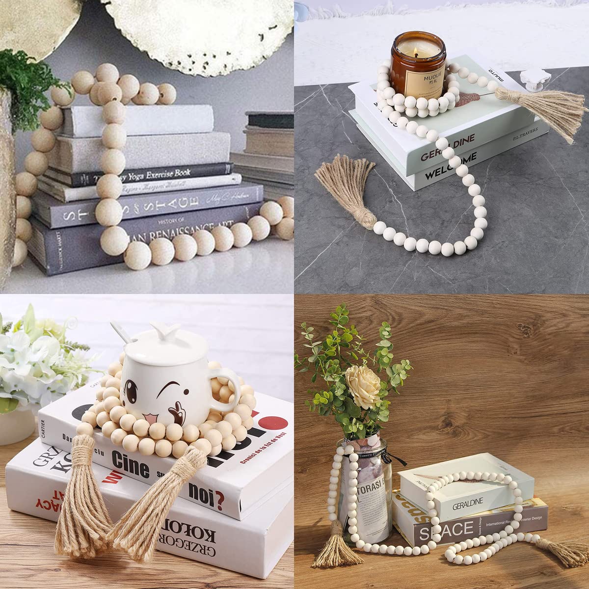 Wood Bead Garland