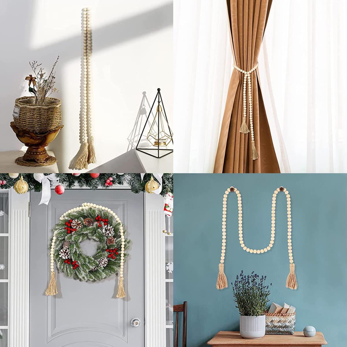 Wood Bead Garland