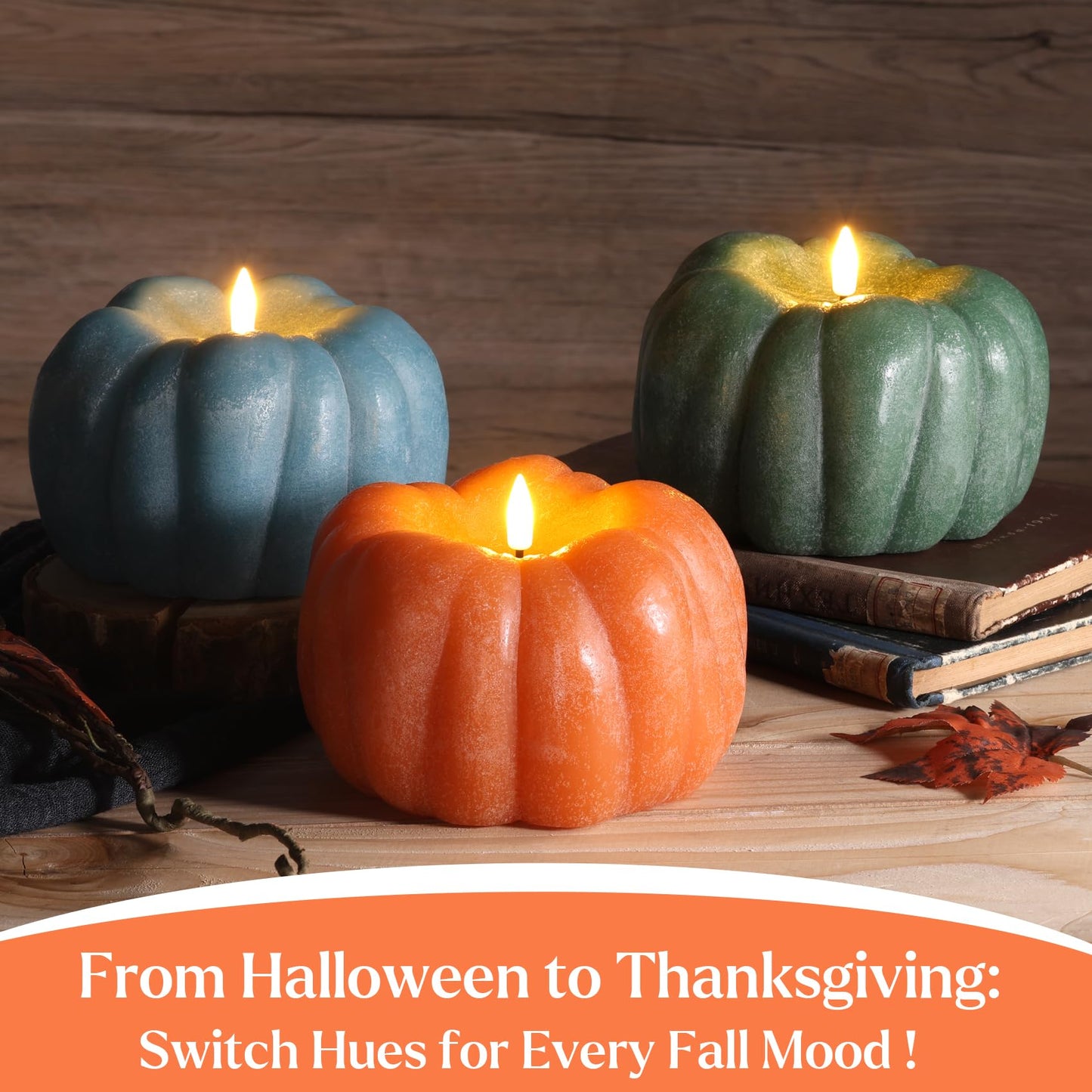 Pumpkin Flameless Candle