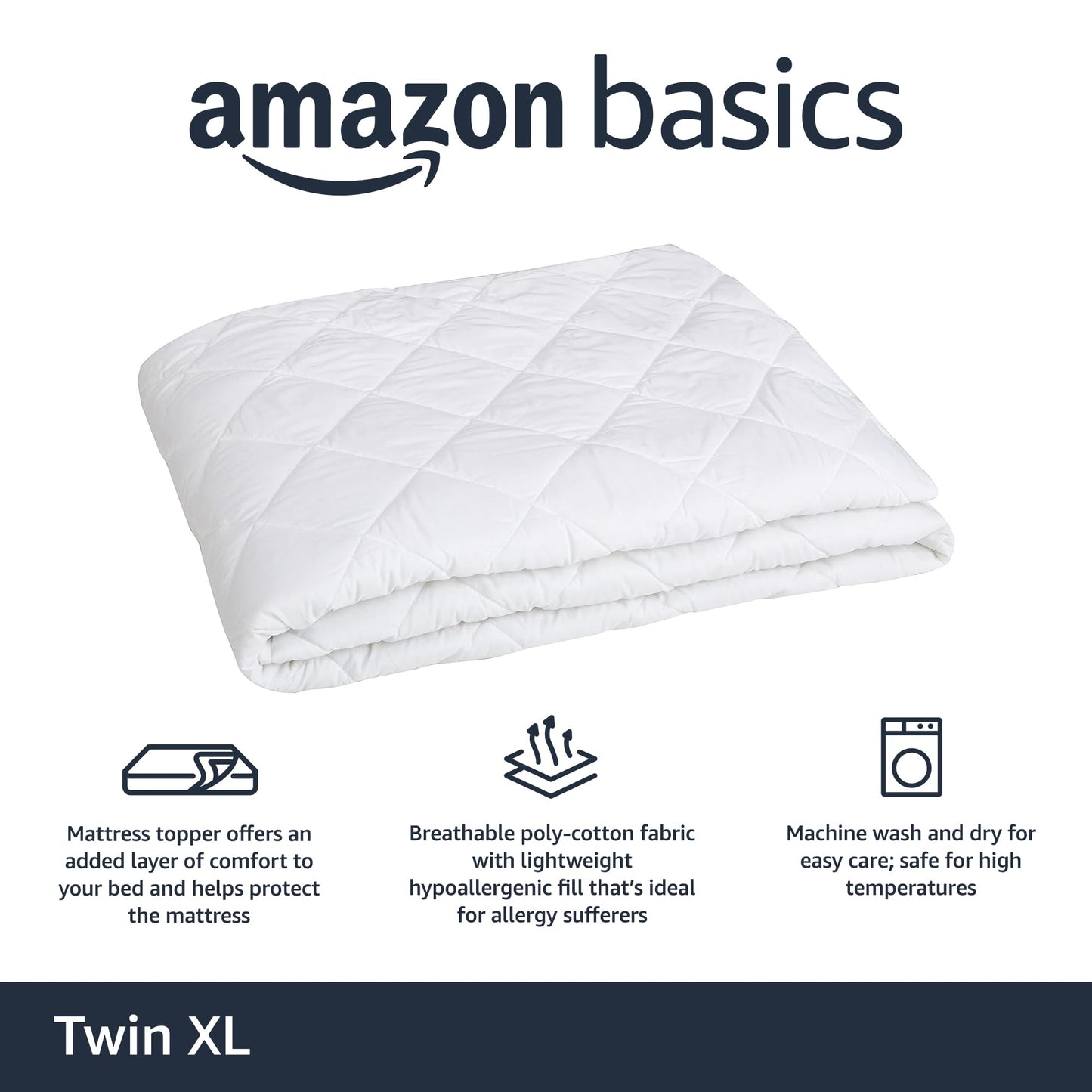 Quilted Mattress Topper Pad Cover