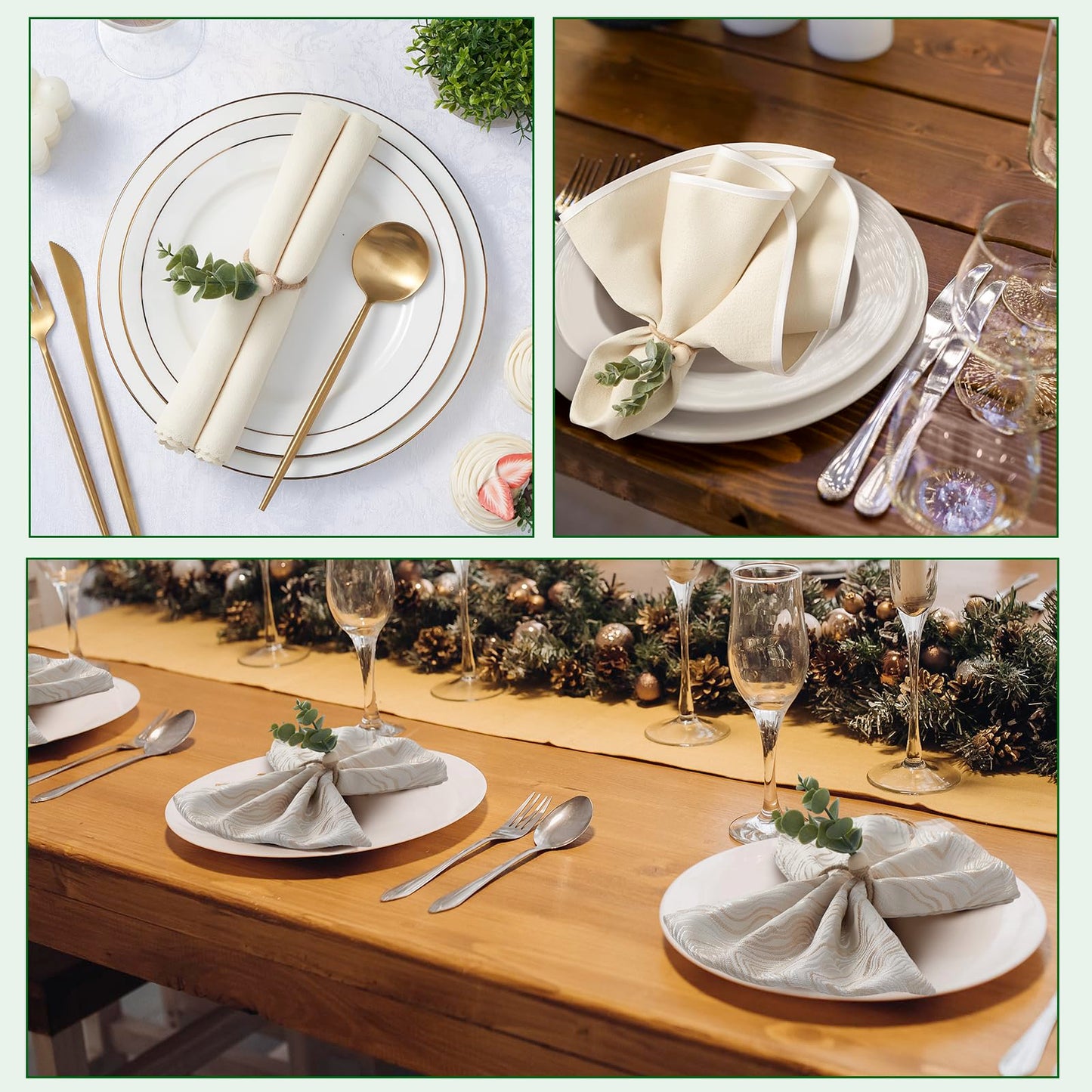 Napkin Rings Set of 12