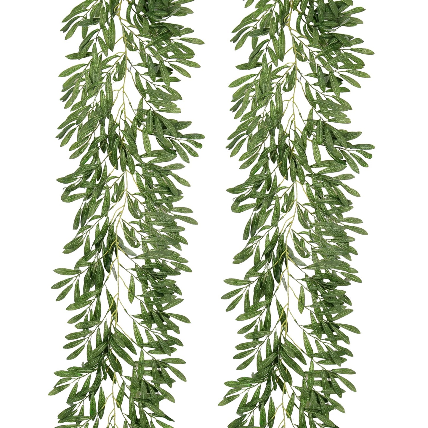 2Pcs Artificial Olive Leaves Garlands