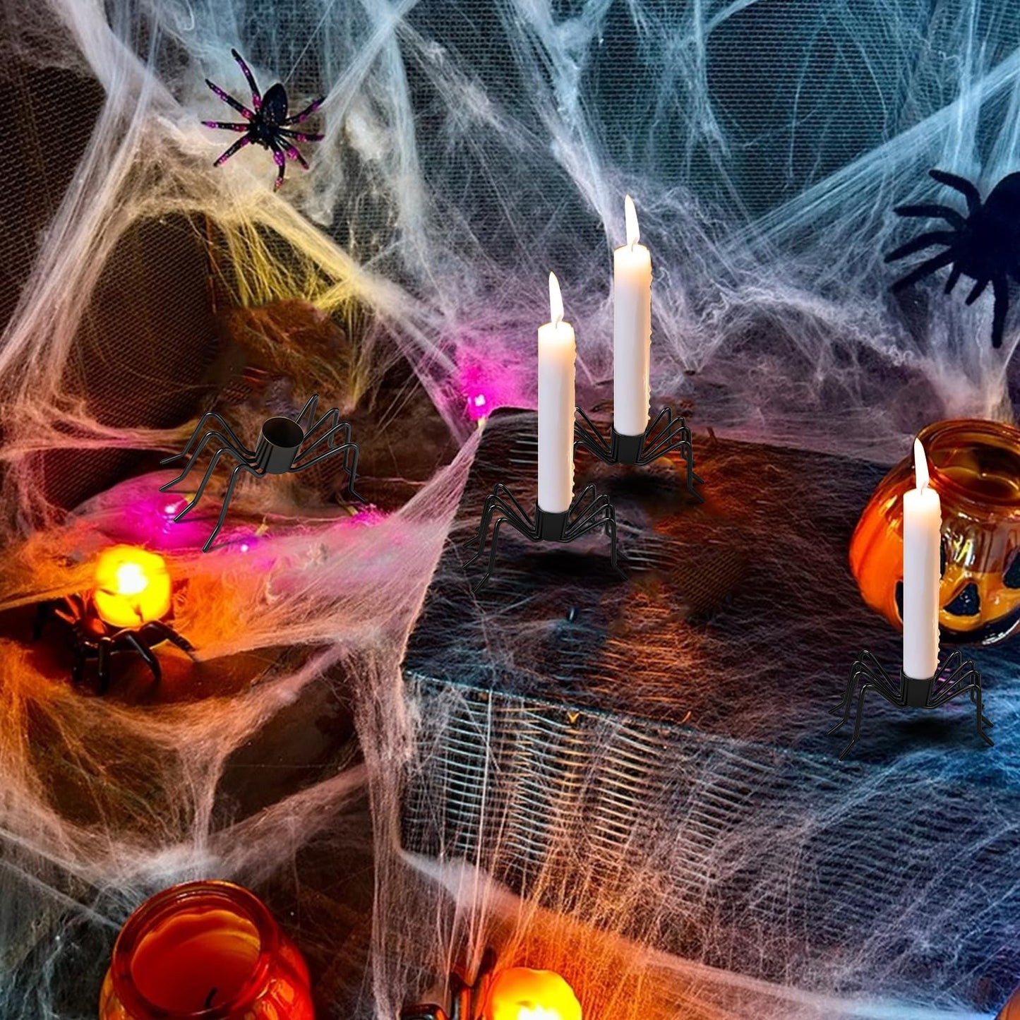 Spider Candle Holders