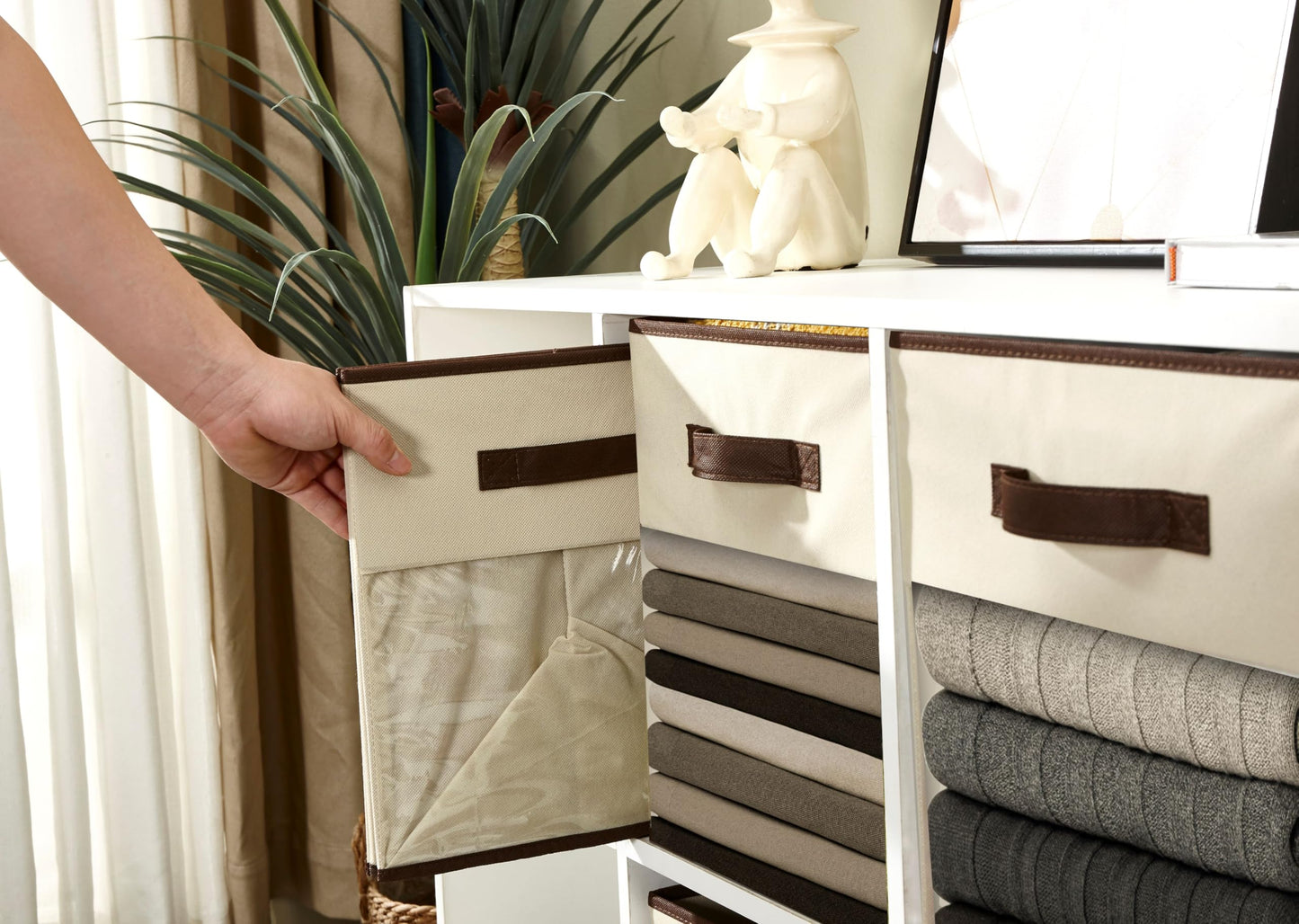 Storage Bins with Clear Window