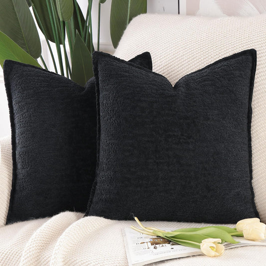 Velvet Throw Pillow Covers (Pack of 2)