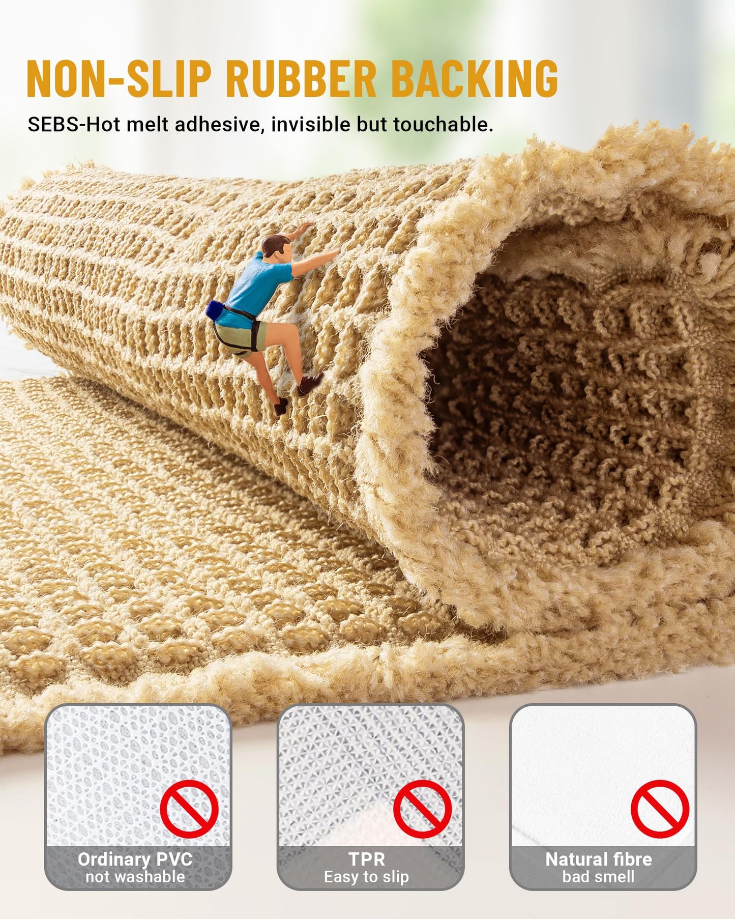 Large Waffle Bath Mat (Set of 2)