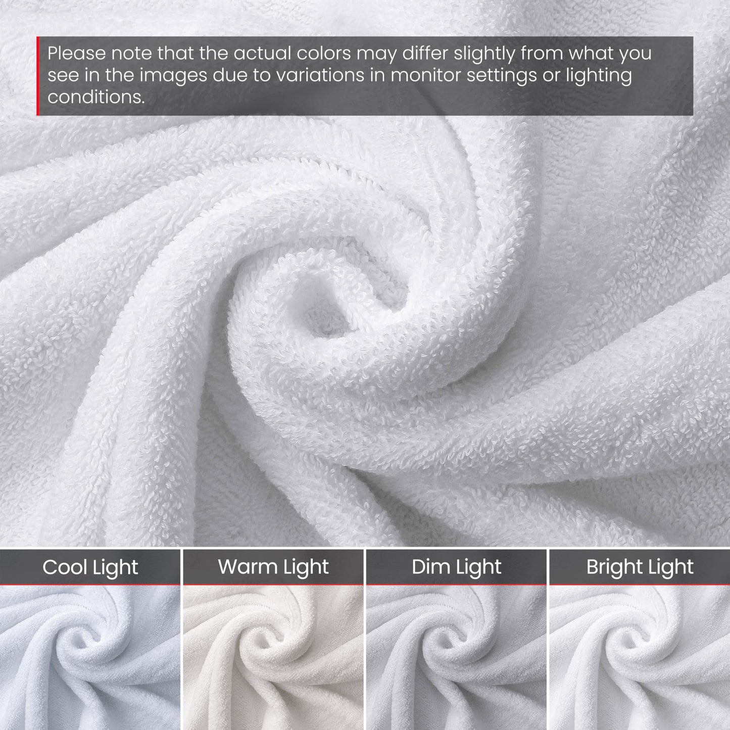Luxury Washcloths 100% Natural Cotton (12 Pack)