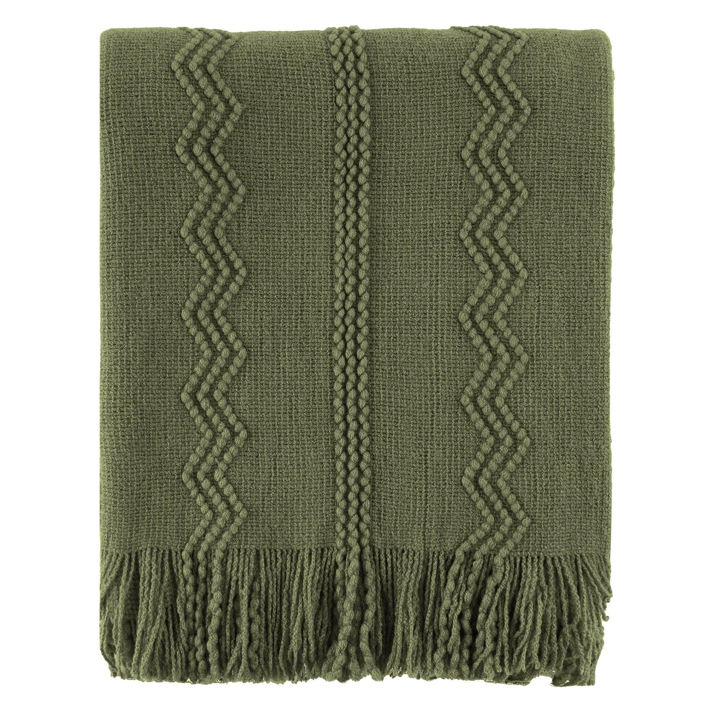 Army Green Throw Blanket